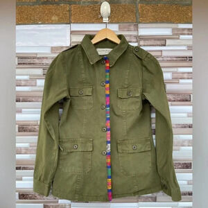JENS PIRATE BOOTY X FREE PEOPLE Military Green Utility Jacket medium